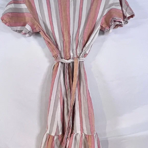 LC Lauren Conrad Striped Ruffle Mini Dress - Picture 3 of 3